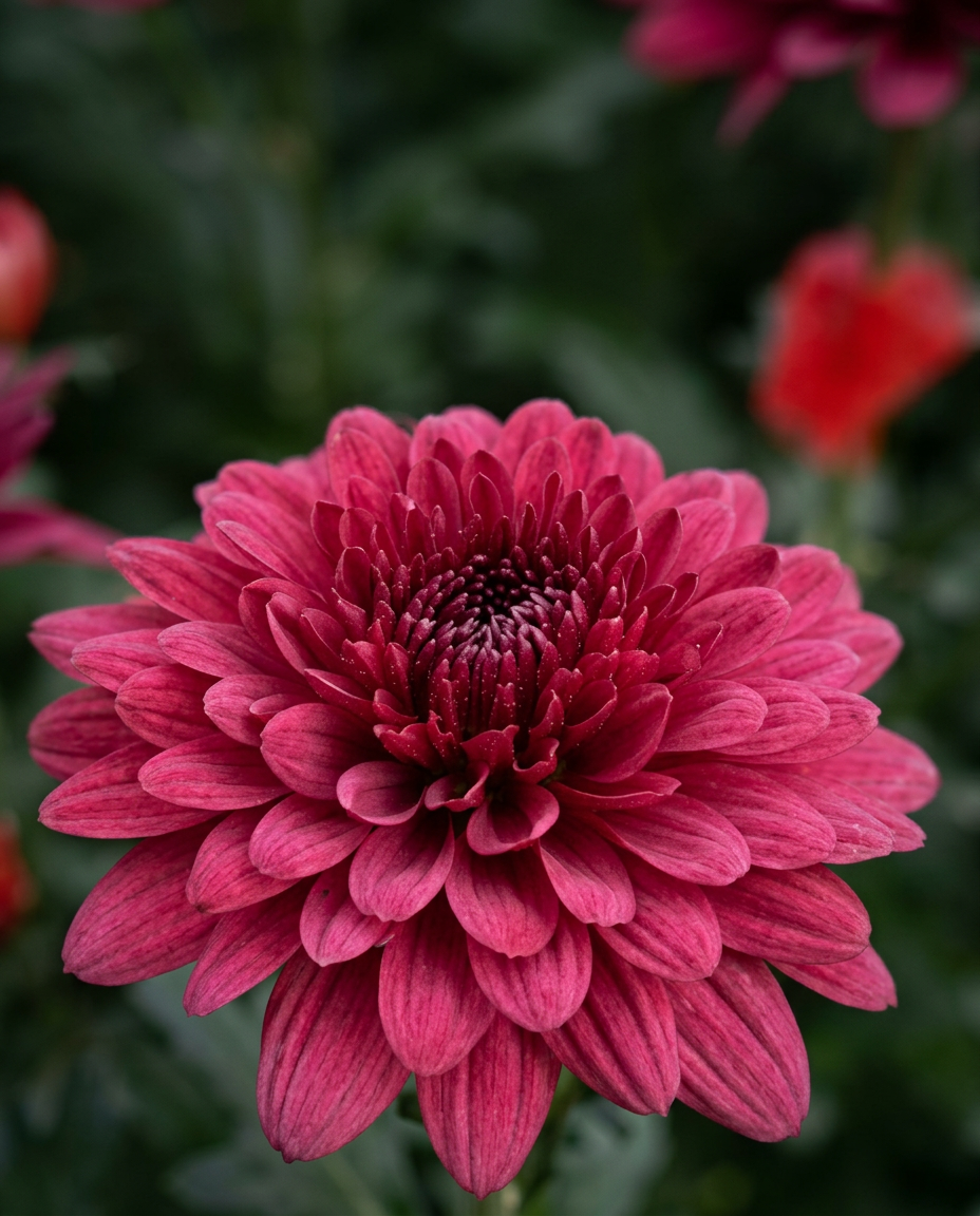 Lamira Red chrysanthemums